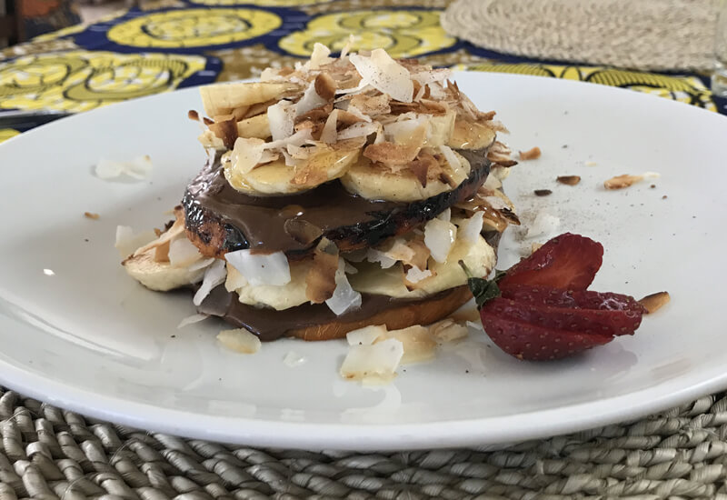sweet potato and banana breakfast